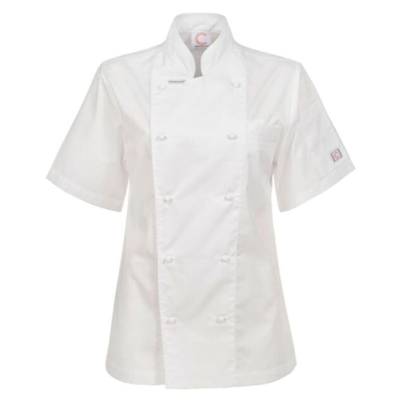 Womens Executive Chefs Lightweight Jacket Short Sleeve Thumbnail