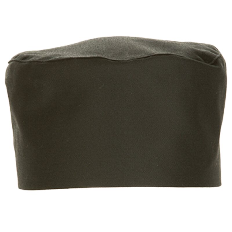 Coloured Chef Beanie - Black Thumbnail