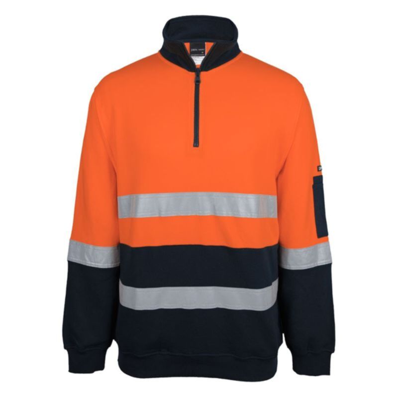 Hi-Vi (D+N)310 Cotton Half Zip Fleece Thumbnail