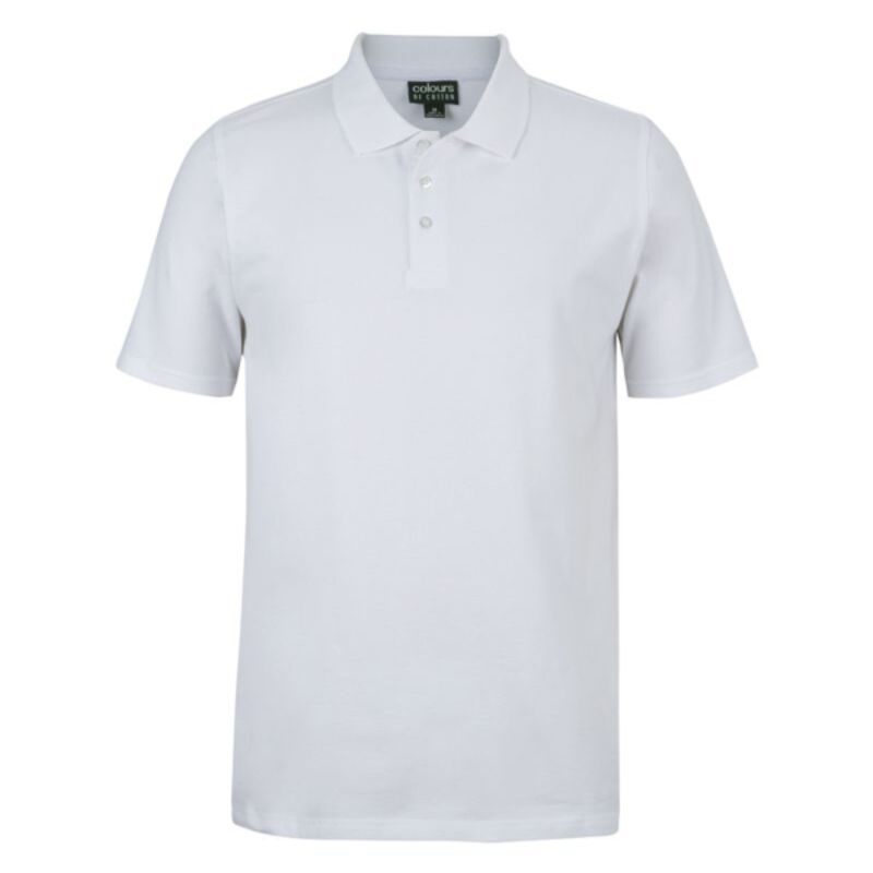 Mens C Of C Cotton Short Sleeve Stretch Polo Thumbnail