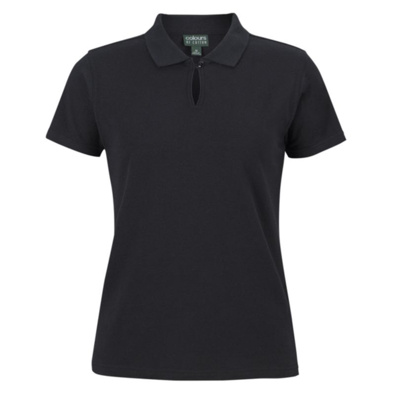Womens C Of C Cotton Short Sleeve Stretch Polo Thumbnail