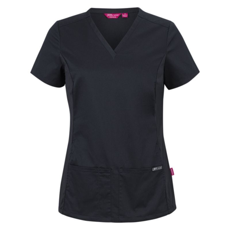 Womens Premium Stretch Panel Scrub Top Thumbnail