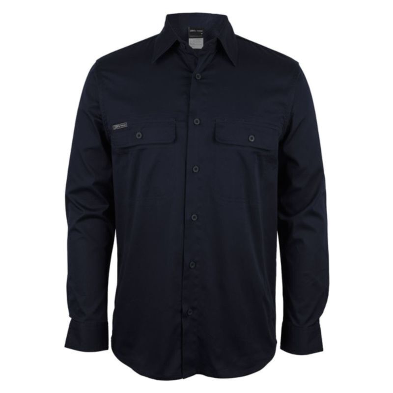Mens Long Sleeve Stretch Work Shirt Thumbnail