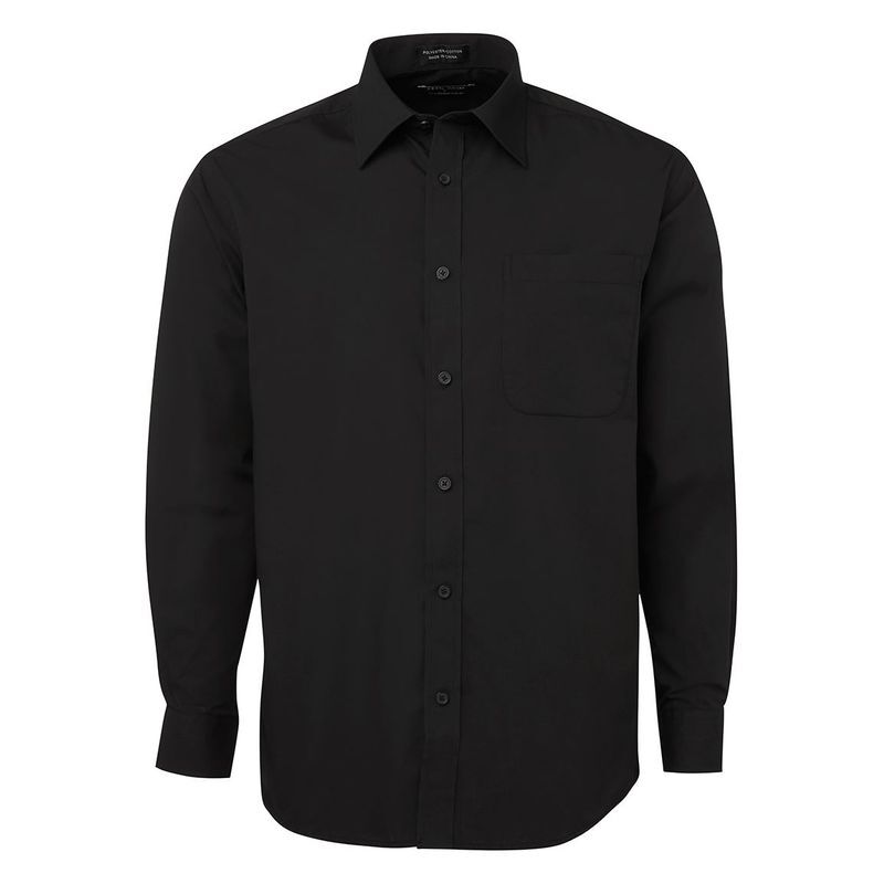 Mens Long Sleeve Poplin Shirt Thumbnail