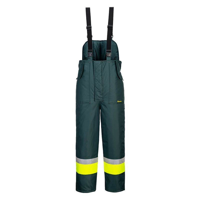 Huski Hi-Vis Contrast Freezer Bib and Brace Thumbnail