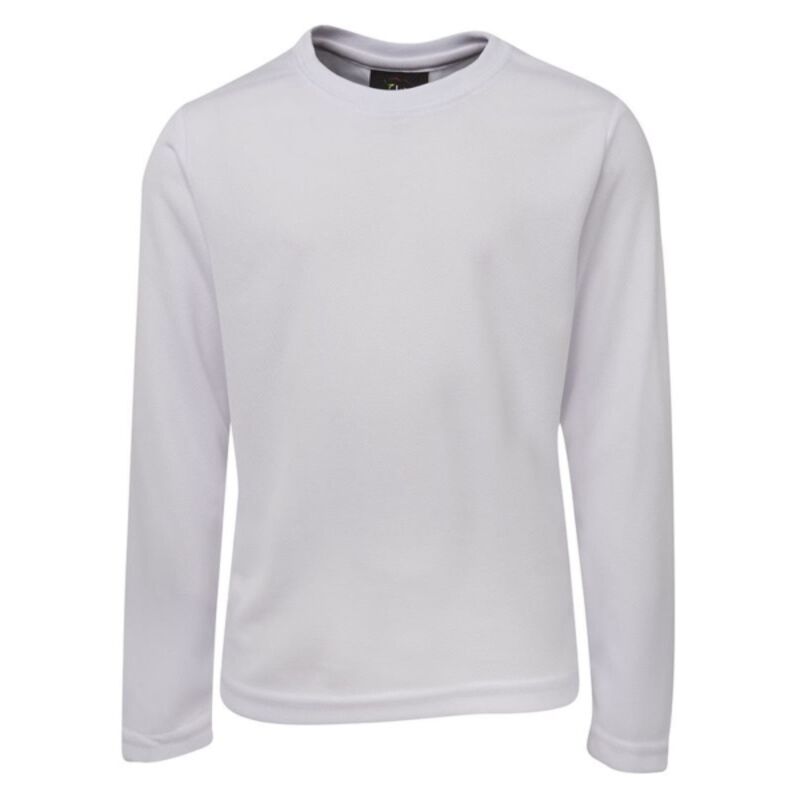 Kids Long Sleeve Poly Tee Thumbnail