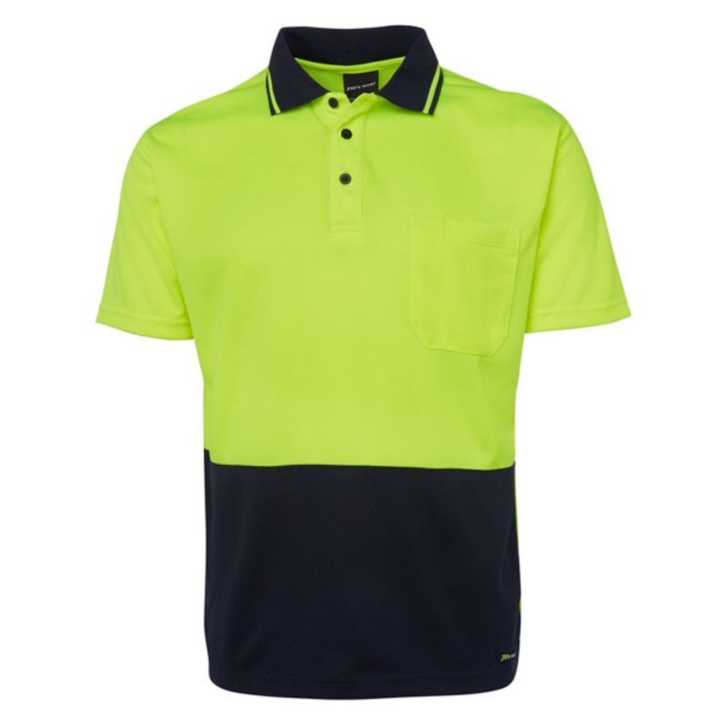 Youth Hi Vis Non Cuff Traditional Polo Thumbnail