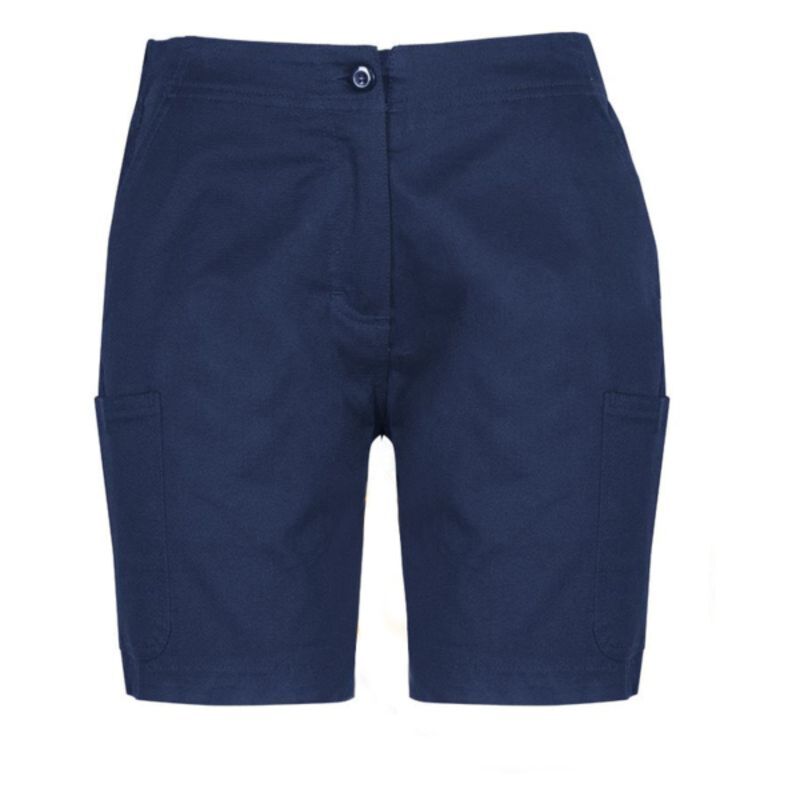 Womens Multi Pocket Stretch Twill Short Thumbnail