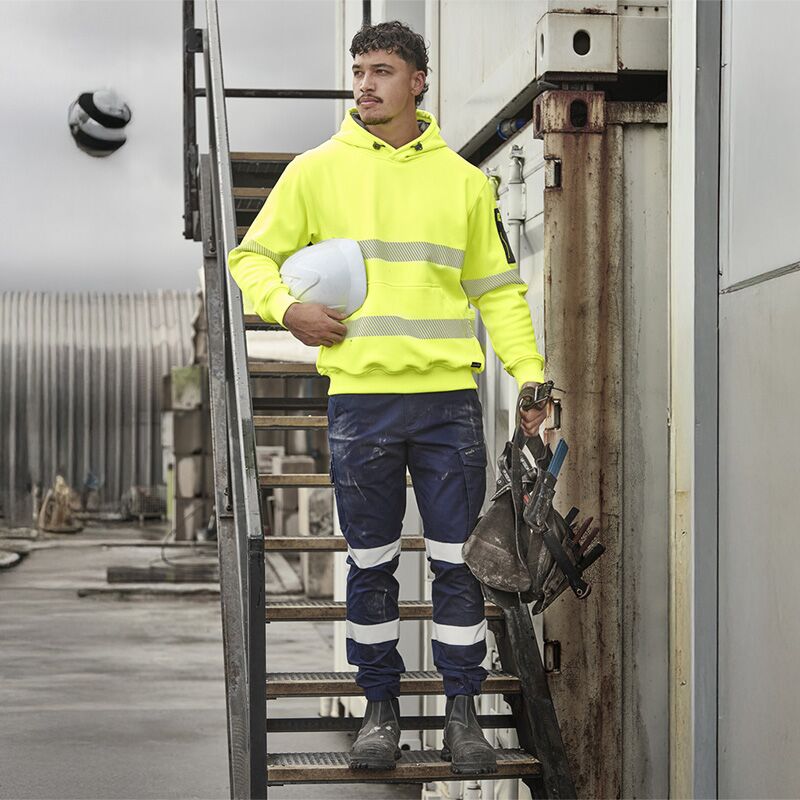 Unisex Streetworx Water Resistant Hoodie with Segmented Tape Thumbnail