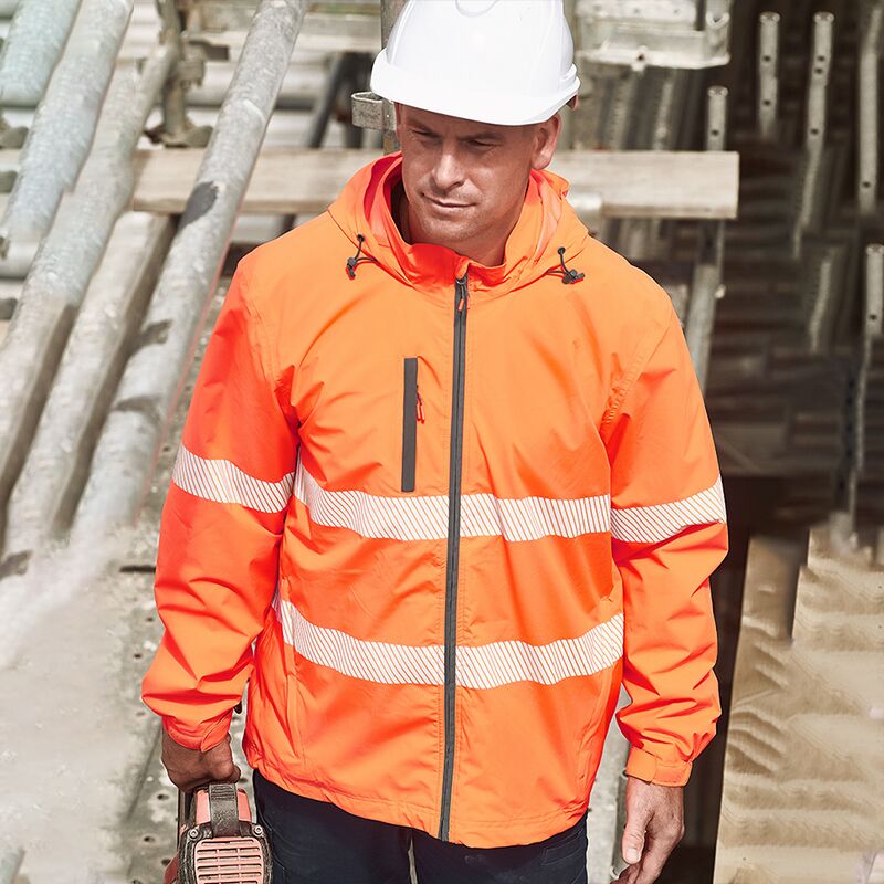 Unisex Super Light Segmented Tape Packable Rain Jacket Thumbnail