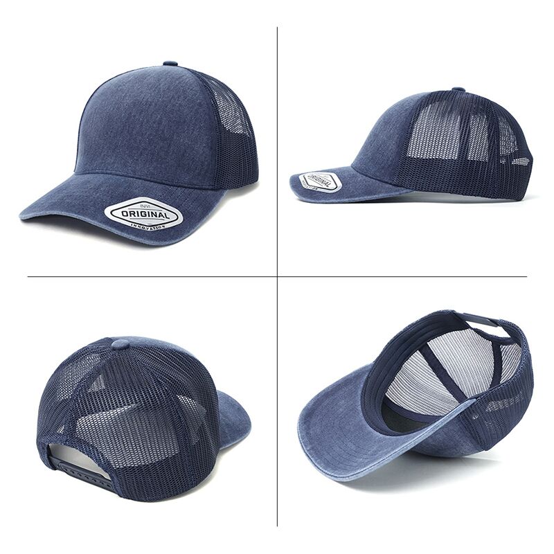 Seamless Front Washed Mesh Cap Thumbnail