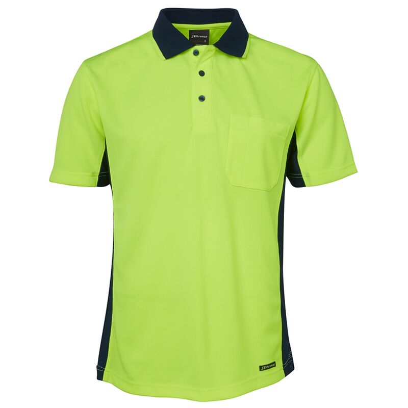Mens Hi Vis Short Sleeve Sport Polo Thumbnail
