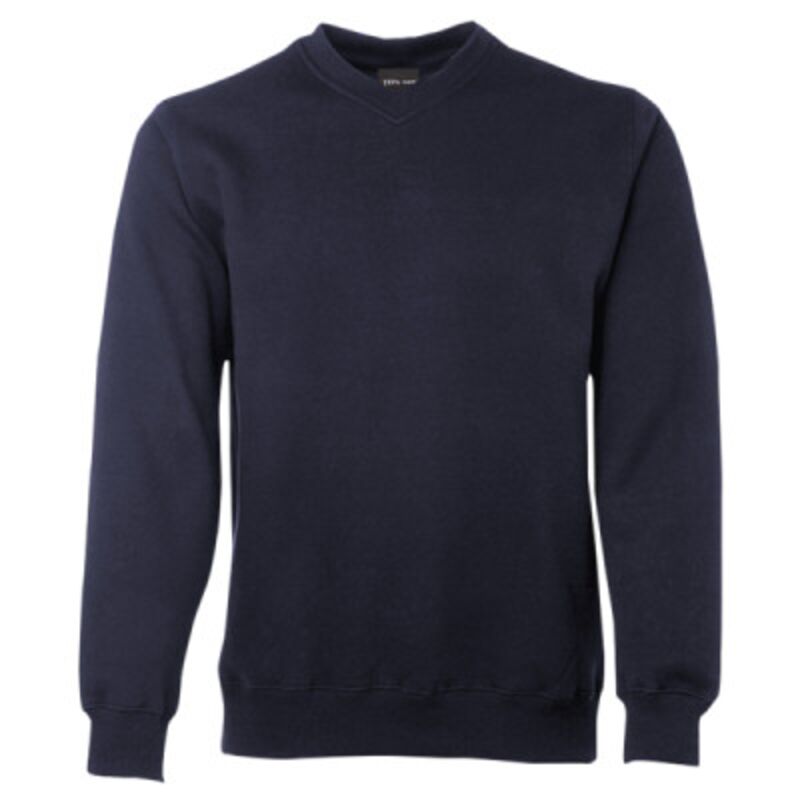 Mens V-Neck Fleecy Sweat Thumbnail