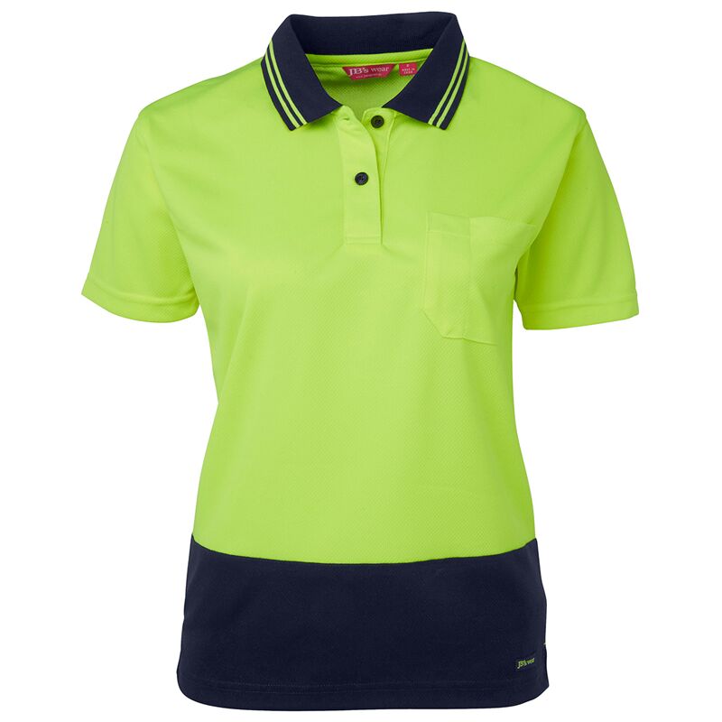 Womens Hi Vis Short Sleeve Comfort Polo Thumbnail