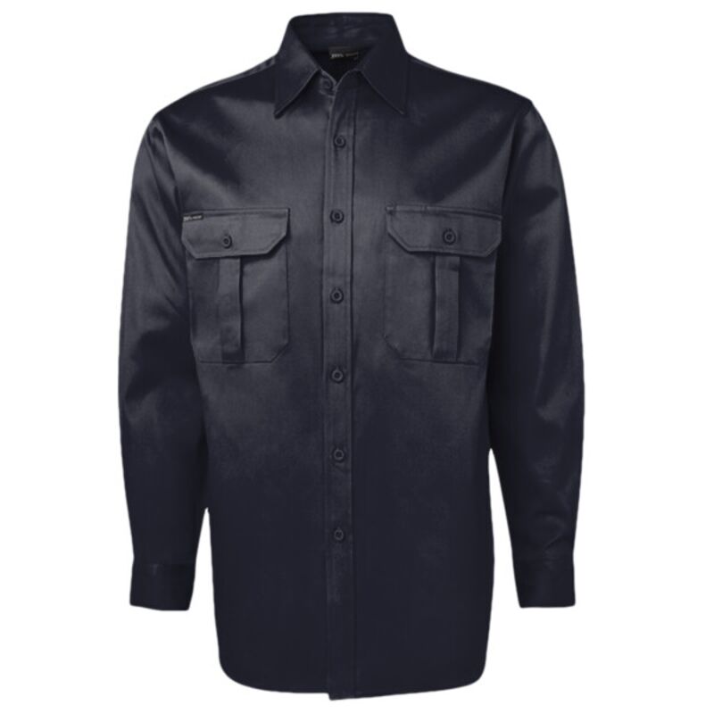 Mens Long Sleeve 190G Work Shirt Thumbnail