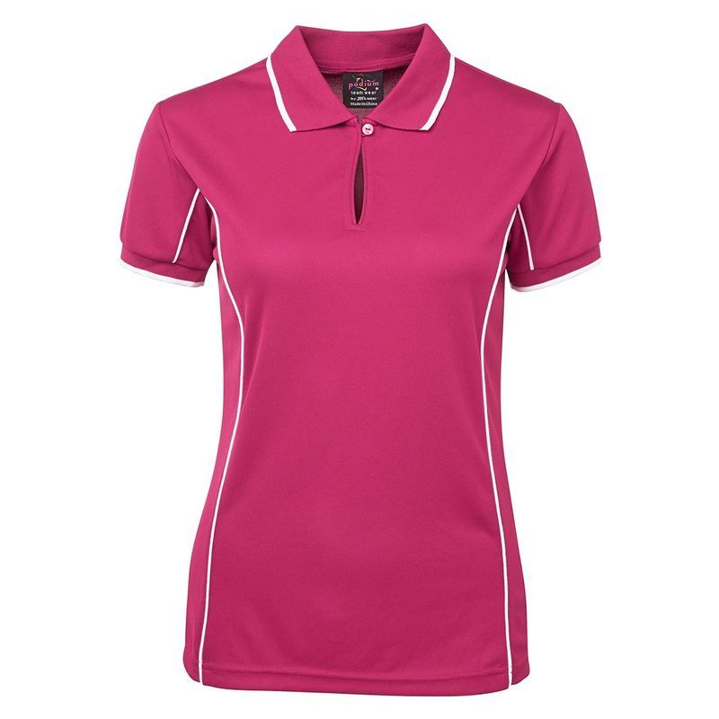 Womens Piping Polo Thumbnail
