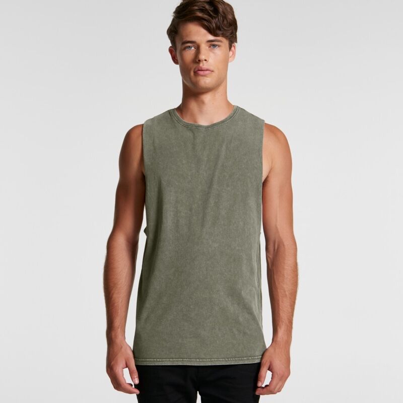 Mens Stone Wash Barnard Tank Thumbnail