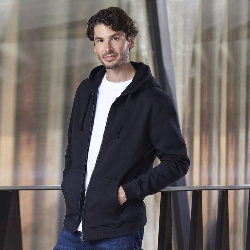 Mens Crew Zip Hoodie Thumbnail