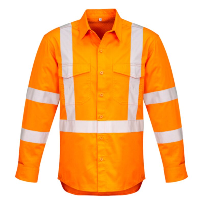 Mens Hi Vis X Back Taped Shirt Thumbnail