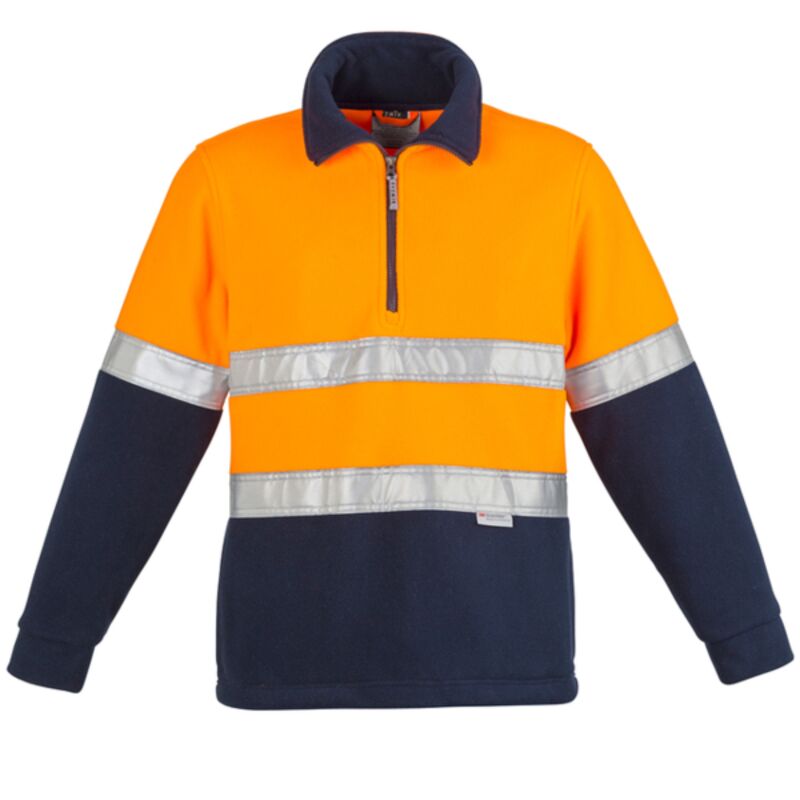 Mens Hi Vis Fleece Jumper Hoop Taped Thumbnail