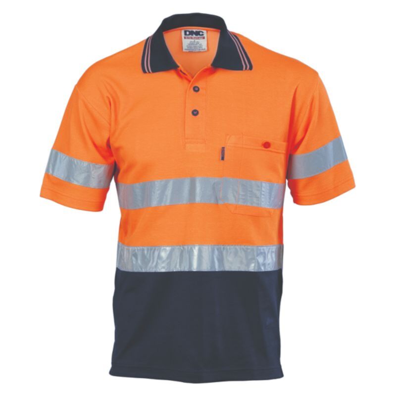 Two Tone Cotton Back Polos with Generic Tape Thumbnail