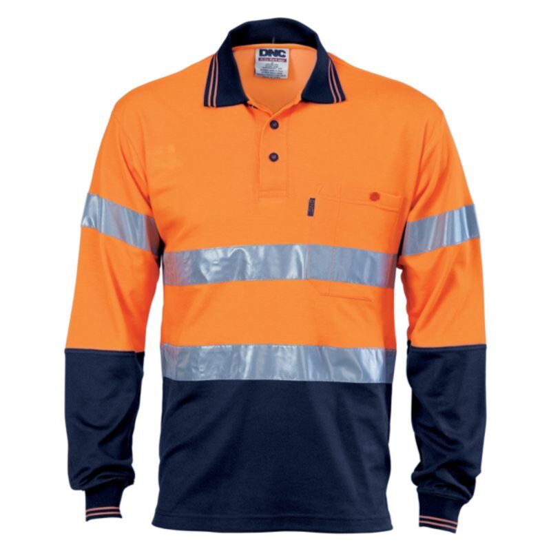 Two Tone Cotton Back Polos with Generic Tape Thumbnail