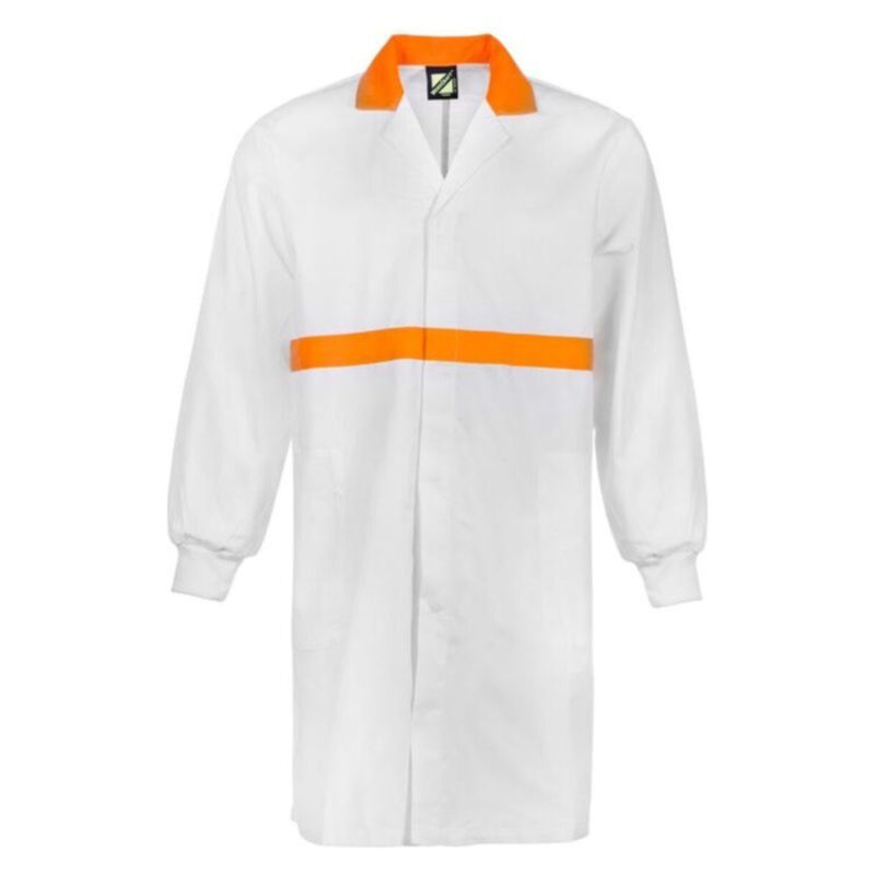 Unisex Dustcoat Long Sleeve With Knit Cuff   Thumbnail