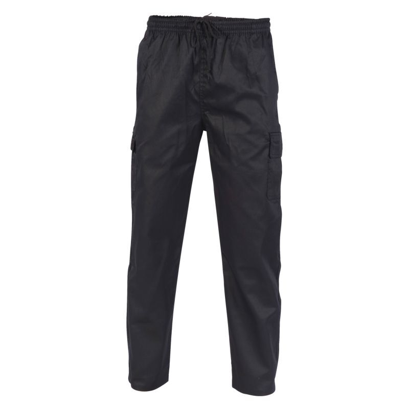 Drawstring Poly Cotton Cargo Pants Thumbnail