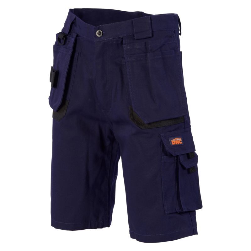 Duratex Cotton Duck Weave Tradies Cargo Shorts - with twin holster tool pocket Thumbnail